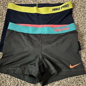 Nike pro shorts bundle